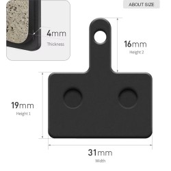 Kaabo Wolf 11, 11+, X Pro, King, King GT, Mantis 10 Dual X Pro, Mantis Dual Pro and Mini 8, VSETT 10 brake pads Kaabo - 3  