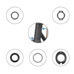 Steering kit and bearings for Segway Ninebot KickScooter F20 F25 F30 F40 D18 D28 D38 or similar Segway - Ninebot - 2 Compatibili