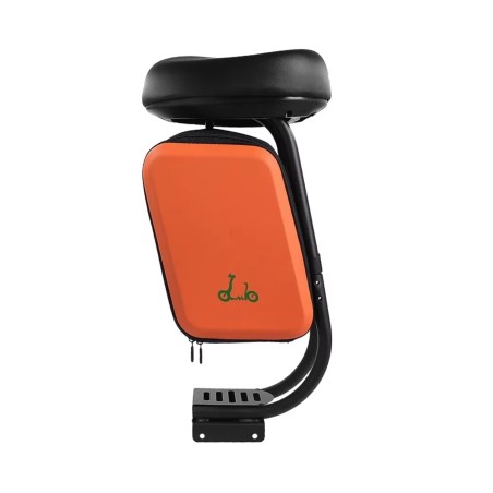 Zitting met geïntegreerde koffer voor Xiaomi M365, 1S, Pro, Pro2, Mi3 of soortgelijke scooters - maximale basisbreedte 15,5 cm K