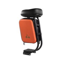 Zitting met geïntegreerde koffer voor Xiaomi M365, 1S, Pro, Pro2, Mi3 of soortgelijke scooters - maximale basisbreedte 15,5 cm K