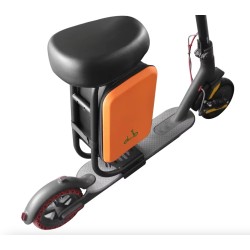 Sedadlo s integrovaným kufrom pre skútre Xiaomi M365, 1S, Pro, Pro2, Mi3 alebo podobné - maximálna šírka základne 15,5 cm KROXNE