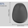 Zitting met geïntegreerde koffer voor Xiaomi M365, 1S, Pro, Pro2, Mi3 of soortgelijke scooters - maximale basisbreedte 15,5 cm K
