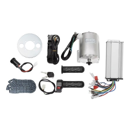 Kit kinitíra chorís psíktres DIY 48-72v 3000w gia tetrátrocho, skoúter, podílato í motosikléta KROXNE - 1  