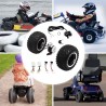 Kit de conversie DIY (2 motoare, controler și accelerație) - Anvelope pneumatice - Go Kart, scaun cu rotile KROXNE - 6  