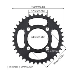 Kit tricicletă electrică (motor electric fără perii, controler, accelerație) 48v 500w 750w KROXNE - 12  