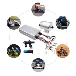 Kit DIY motor eléctrico sin escobillas DC 60v / 72v, controlador alta velocidad para GoKart, bicicleta, scooter KROXNE - 7  