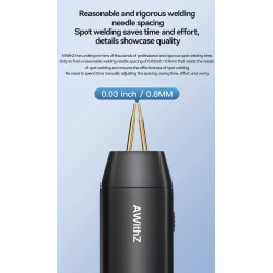 Ročni točkovni varilec H1 z 11 in H2 z 90 nastavljivimi načini za litijeve baterije KROXNE - 9  