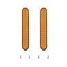 Rear reflectors for Xiaomi Pro 2, 1S, Essential, Mi 3 or similar Xiaomi - 4  