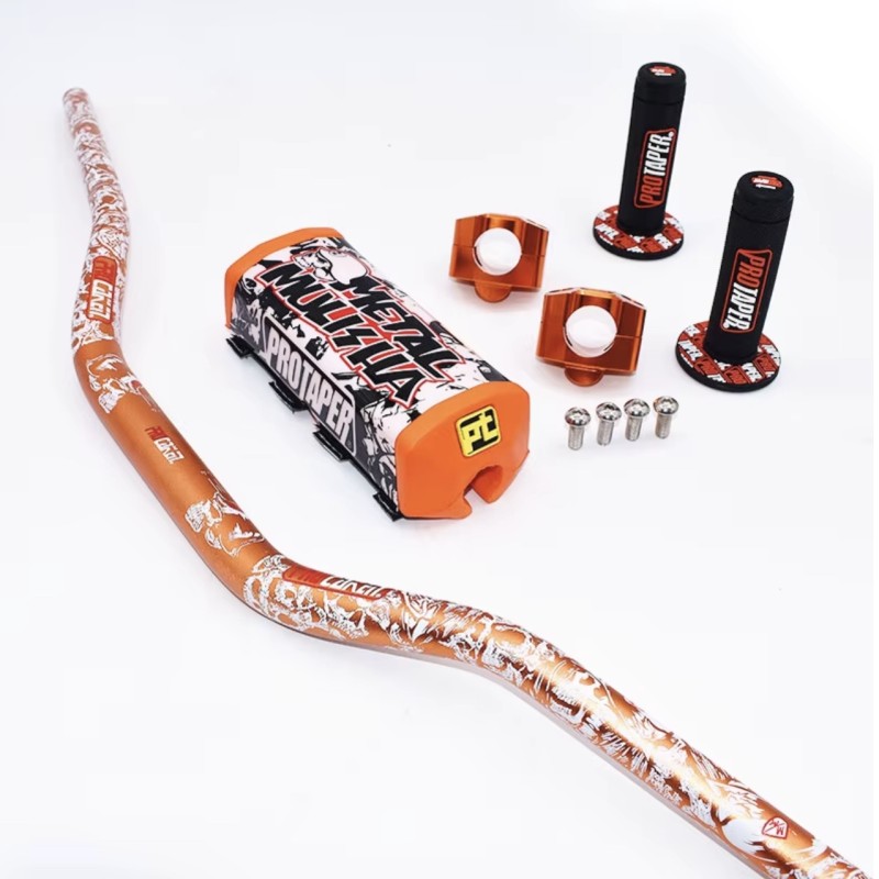Racing handlebar, professional grips for bikes, ATV, Quad 1-1/8" Kayo BSE CRF KLX KROXNE - 6  